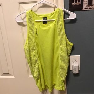 NWOT Neon Reflective Running Tank